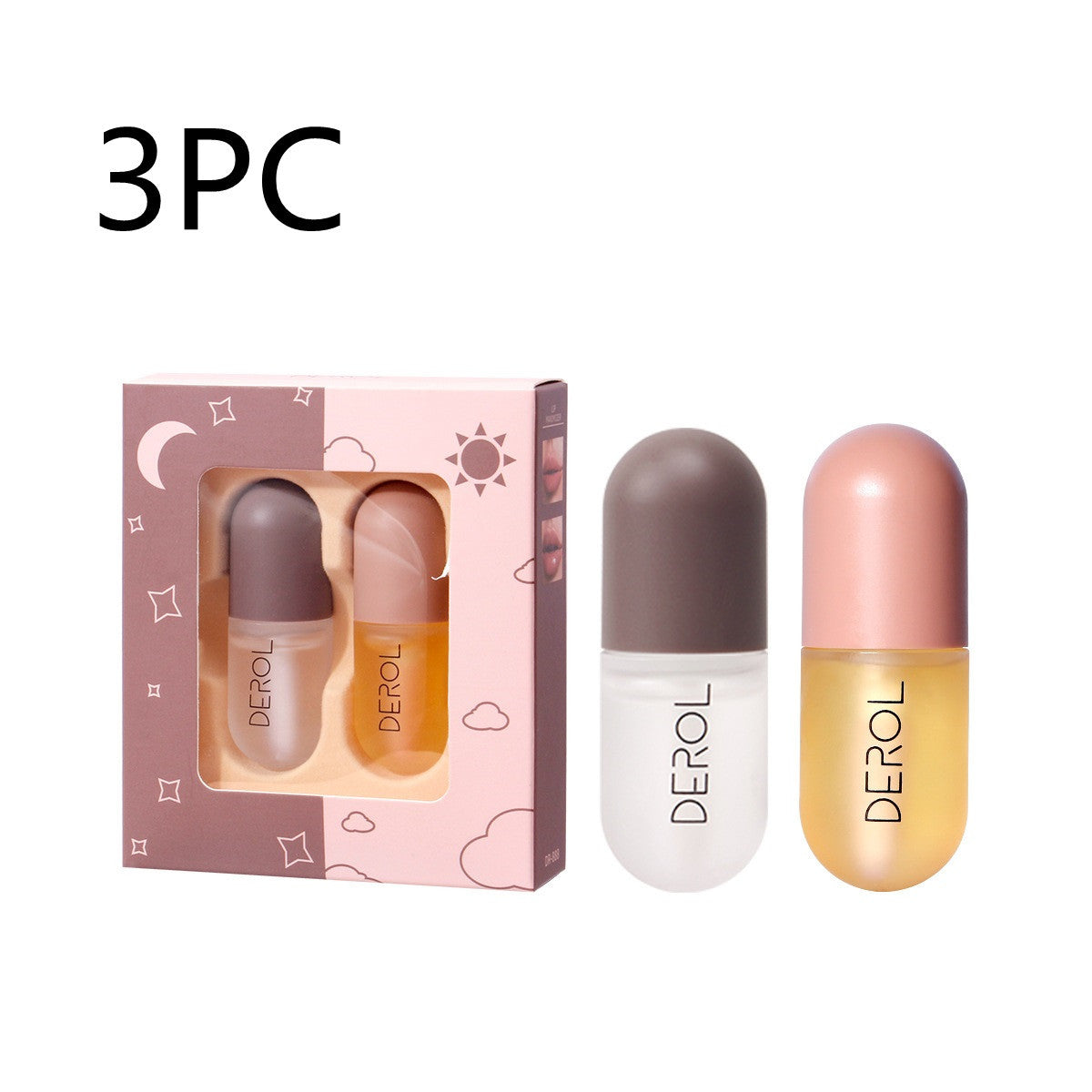 Day Night Instant Volume Lip Plumper Oil Clear Lasting Nourishing Repairing Reduce Lip Fine Line Care Lip Beauty Cosmetic - Tiff's Treasures