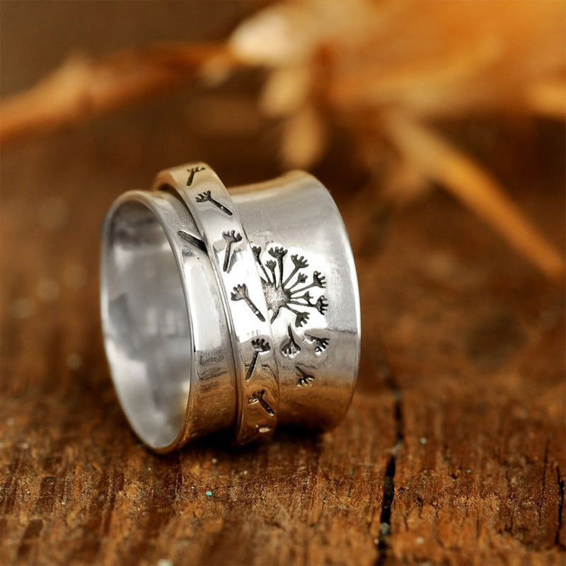 Rotating Flower Ring - Tiff's Treasures
