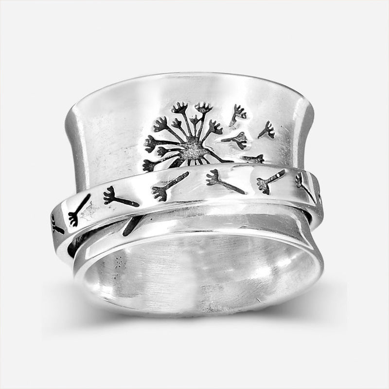 Rotating Flower Ring - Tiff's Treasures