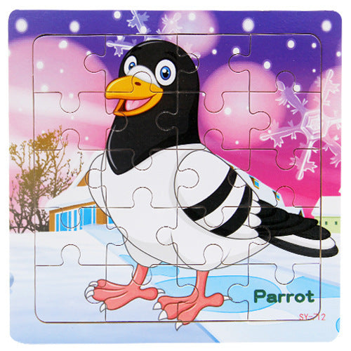 Children's poultry animal wooden puzzle - Tiff's Treasures