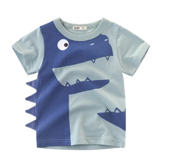 Boys Cotton T-shirt & Children's Short Sleeves - Tiff's Treasures