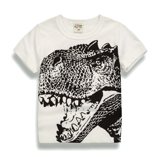 Boys Cotton T-shirt & Children's Short Sleeves - Tiff's Treasures
