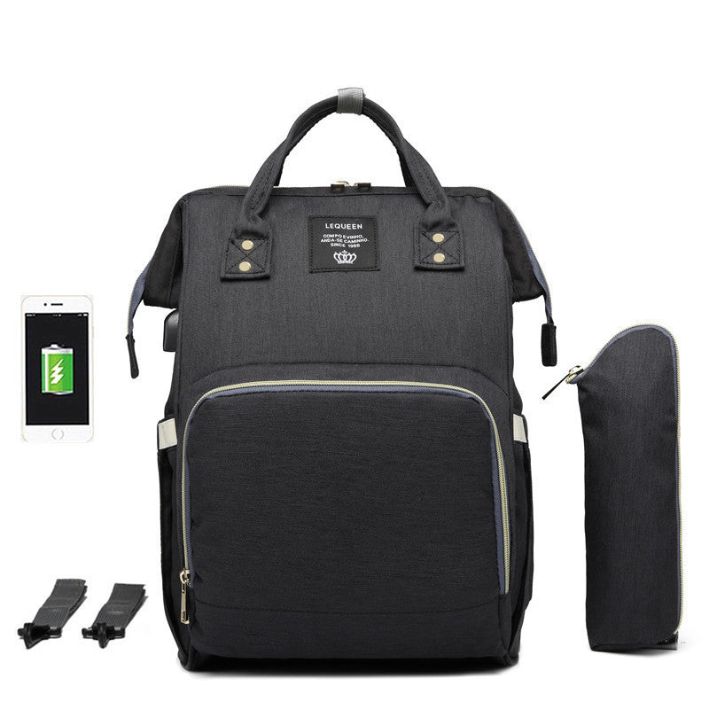 LEQUEEN Multifunctional Large Capacity Mummy Bag - Tiff's Treasures