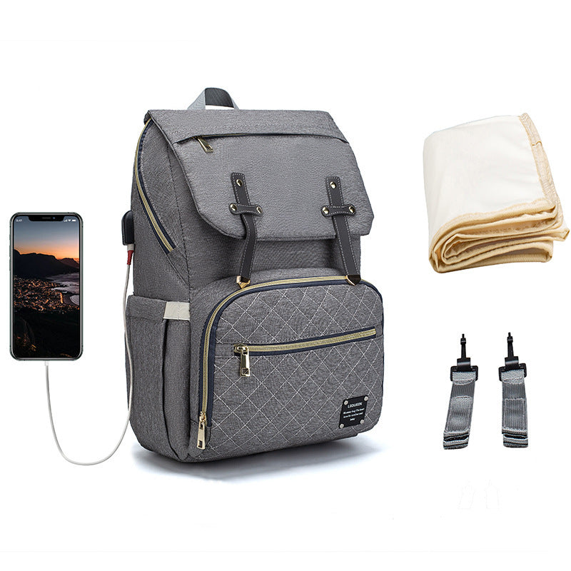 LEQUEEN Multifunctional Large Capacity Mummy Bag - Tiff's Treasures