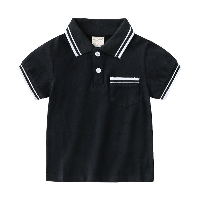 Boys' T-Shirt Summer Polo Shirt - Tiff's Treasures