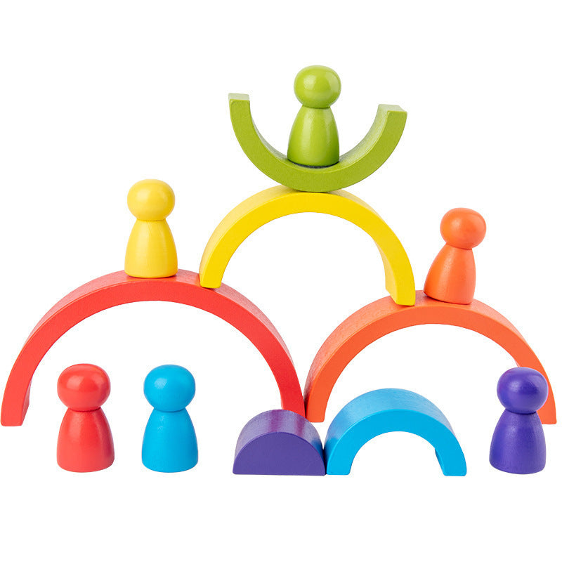 Rainbow arched building blocks - Tiff's Treasures
