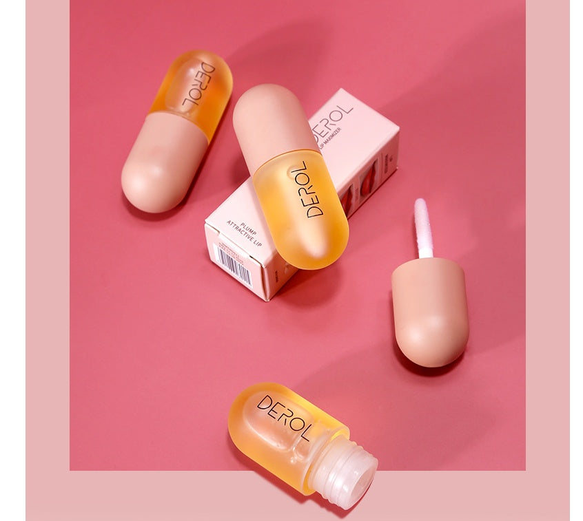 Day Night Instant Volume Lip Plumper Oil Clear Lasting Nourishing Repairing Reduce Lip Fine Line Care Lip Beauty Cosmetic - Tiff's Treasures