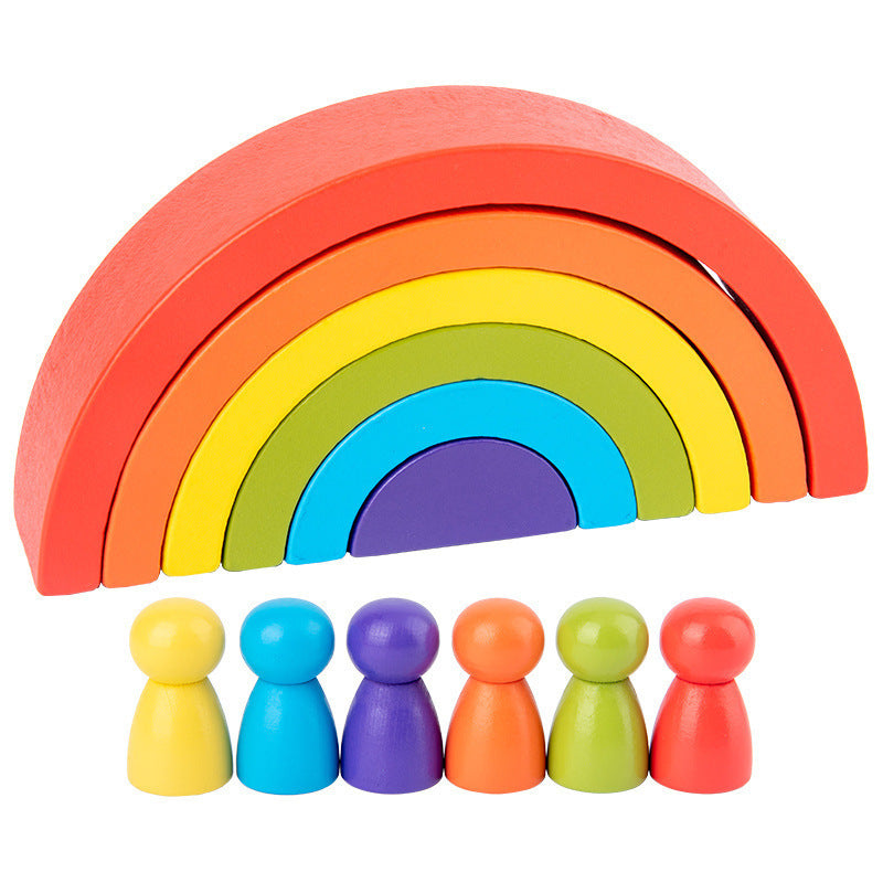 Rainbow arched building blocks - Tiff's Treasures