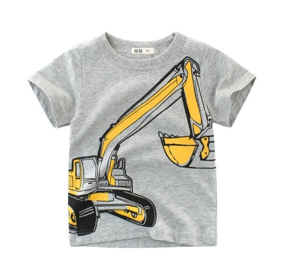 Boys Cotton T-shirt & Children's Short Sleeves - Tiff's Treasures