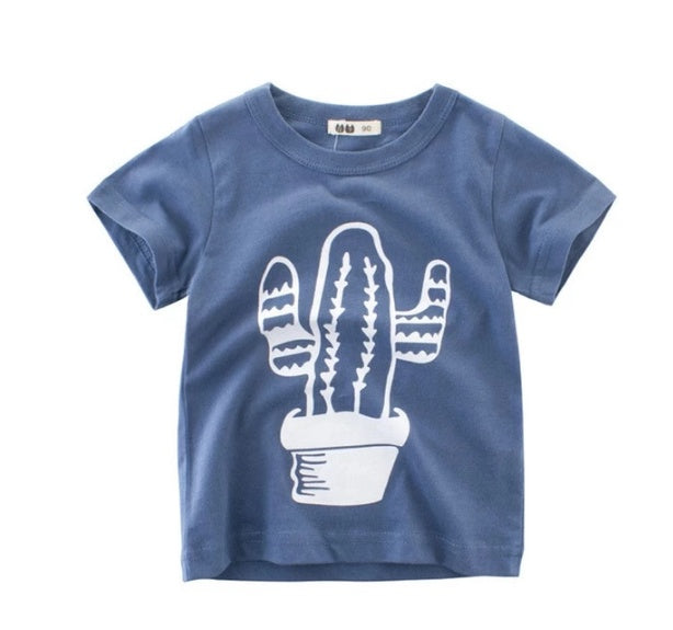 Boys Cotton T-shirt & Children's Short Sleeves - Tiff's Treasures