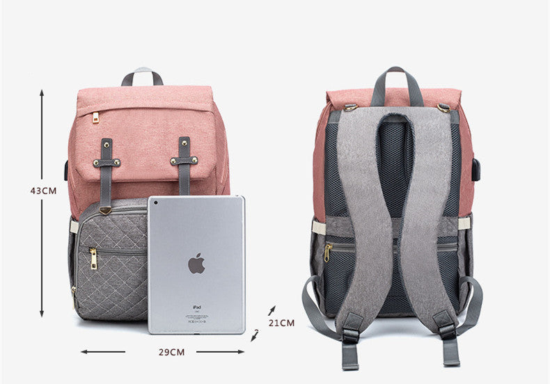 LEQUEEN Multifunctional Large Capacity Mummy Bag - Tiff's Treasures