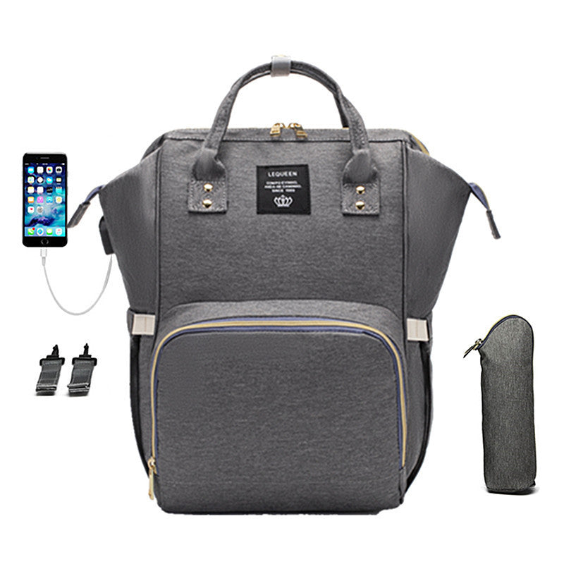 LEQUEEN Multifunctional Large Capacity Mummy Bag - Tiff's Treasures