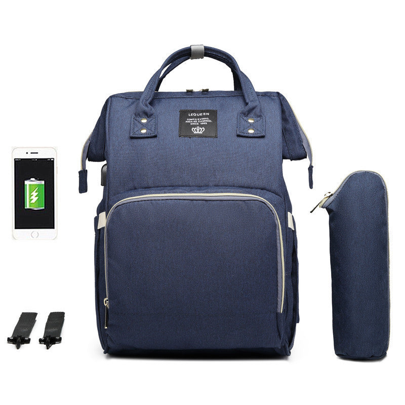 LEQUEEN Multifunctional Large Capacity Mummy Bag - Tiff's Treasures