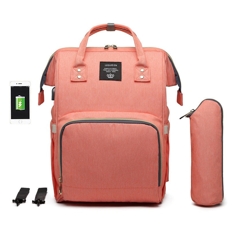 LEQUEEN Multifunctional Large Capacity Mummy Bag - Tiff's Treasures