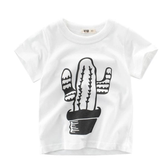 Boys Cotton T-shirt & Children's Short Sleeves - Tiff's Treasures