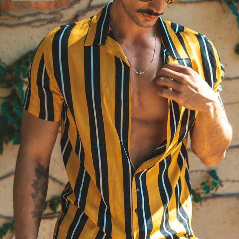 Soft Shirts For Men Shirt Mens Summer Streetwear Casual - Tiff's Treasures