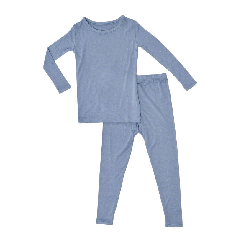 Boys And Girls Bamboo Fiber Bottoming Pajamas Pants Set - Tiff's Treasures