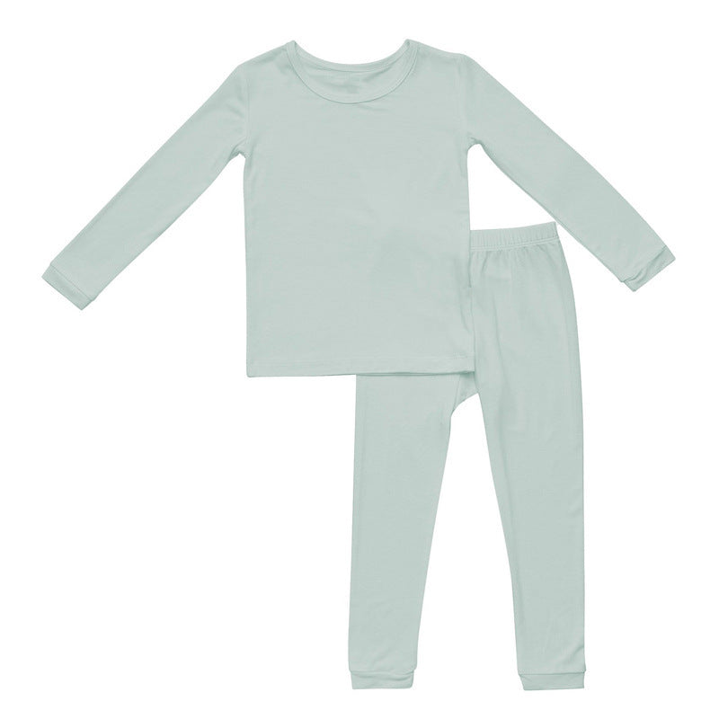 Boys And Girls Bamboo Fiber Bottoming Pajamas Pants Set - Tiff's Treasures