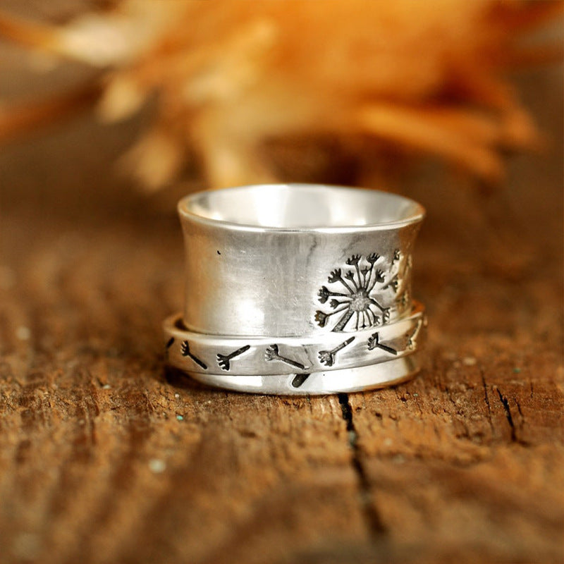 Rotating Flower Ring - Tiff's Treasures