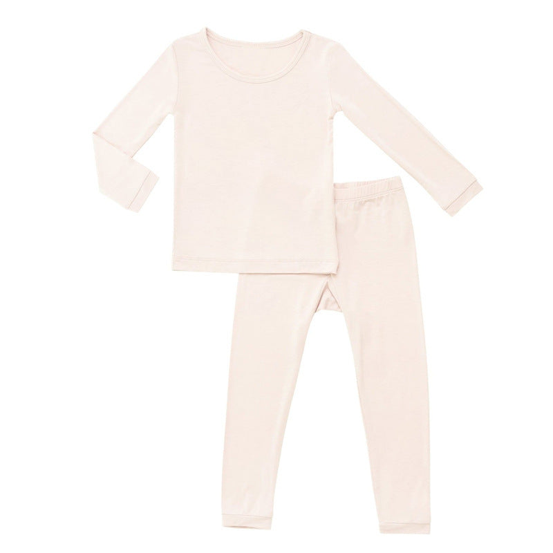 Boys And Girls Bamboo Fiber Bottoming Pajamas Pants Set - Tiff's Treasures