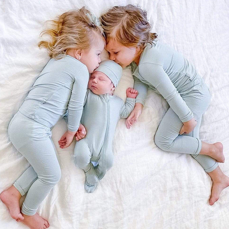 Boys And Girls Bamboo Fiber Bottoming Pajamas Pants Set - Tiff's Treasures