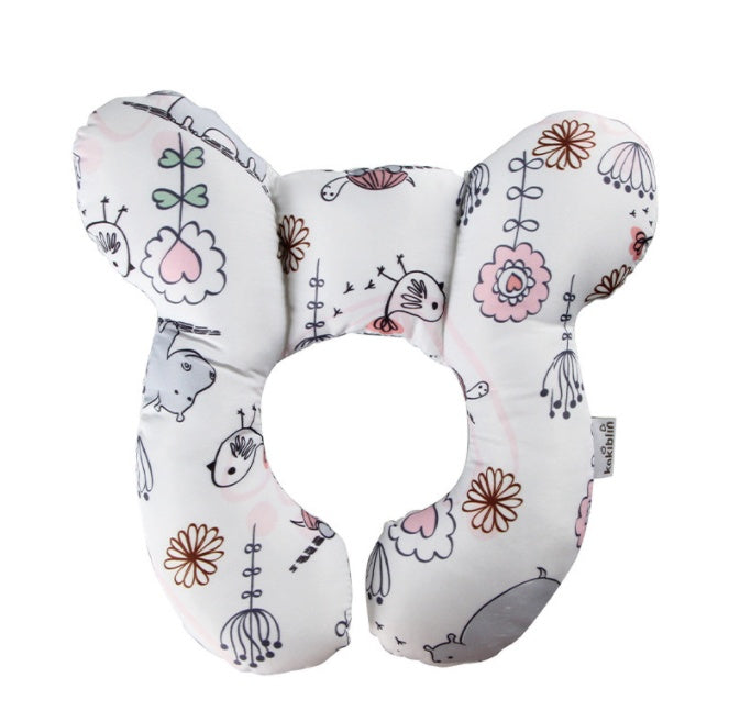 Infant Pillow  Baby Bed  U-Shaped Safety Seat  Neck Guard  Fixed Stereotyped Stroller Pillow - Tiff's Treasures