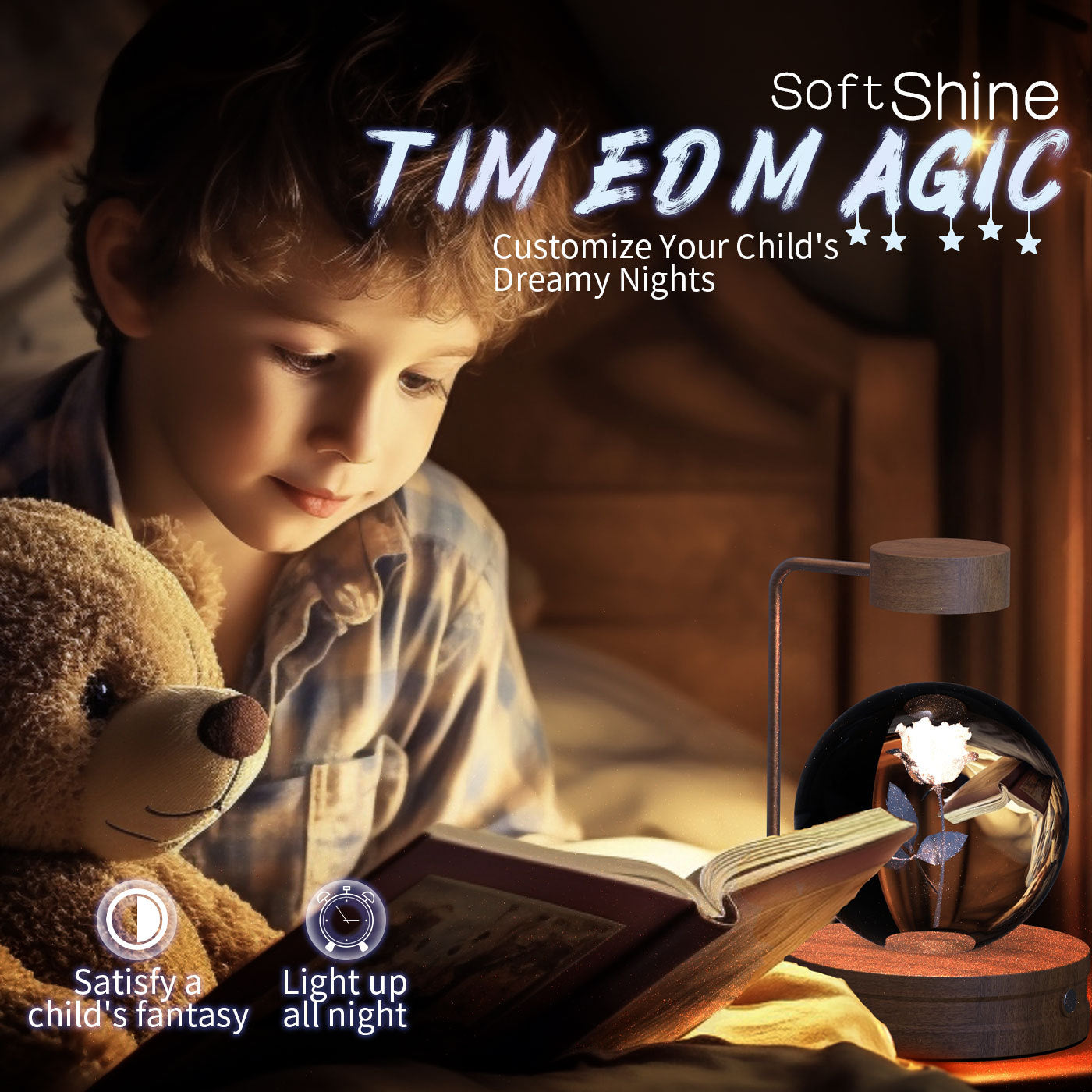 Crystal LED Night Light - Tiff's Treasures