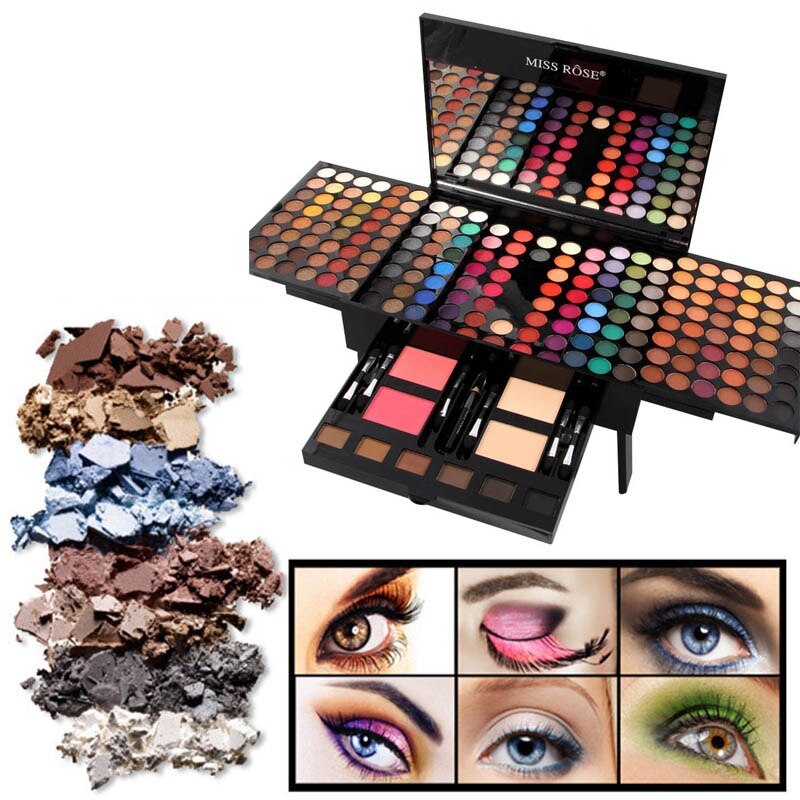 180 Colors Eyes Shadow Blush Set Personalized Piano-shaped Makeup Palette Box - Tiff's Treasures