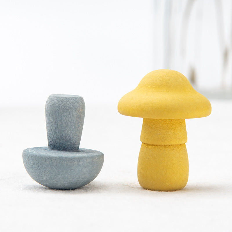 Simulation Mushroom Picking Game Wooden Toys - Tiff's Treasures