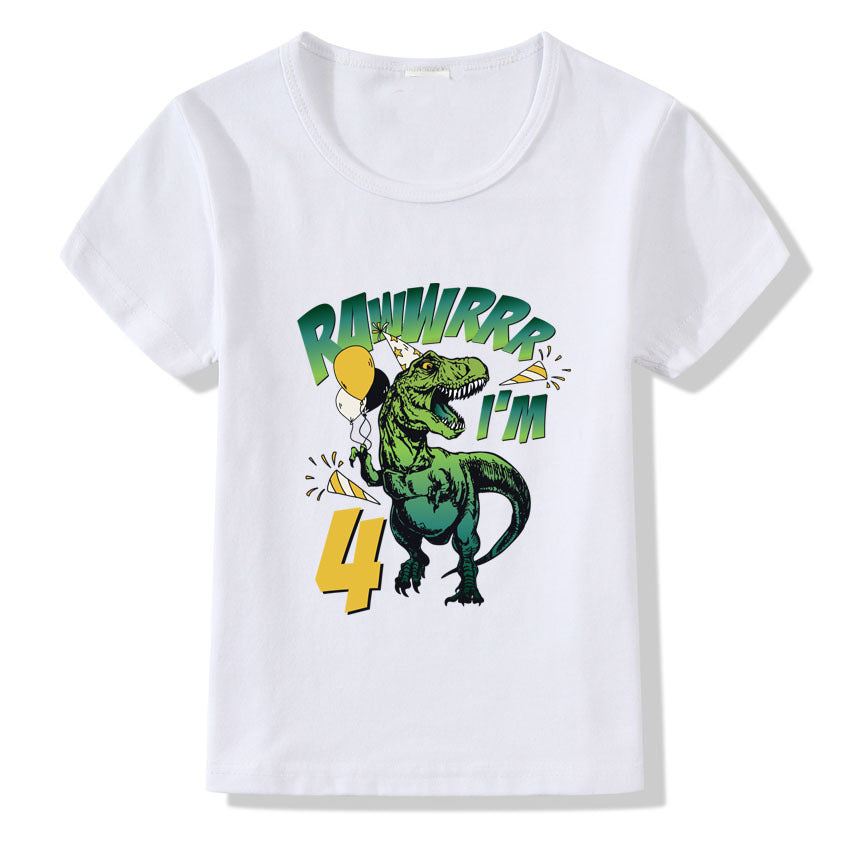Children's T-shirt Numbers 1-9 Birthday T-shirt - Tiff's Treasures