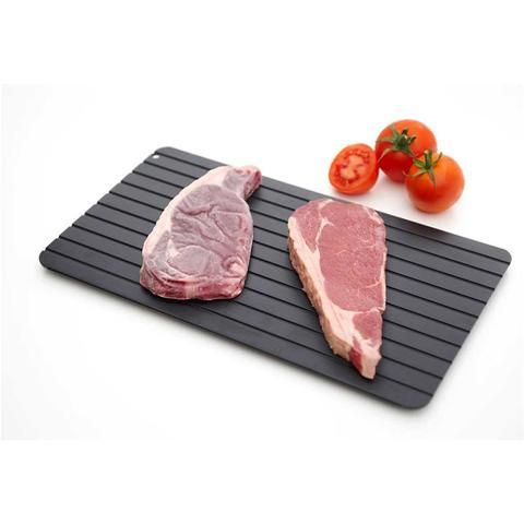 Fast Defrosting Tray Thaw  Kitchen Quick Aluminum Thaw Plate - Tiff's Treasures
