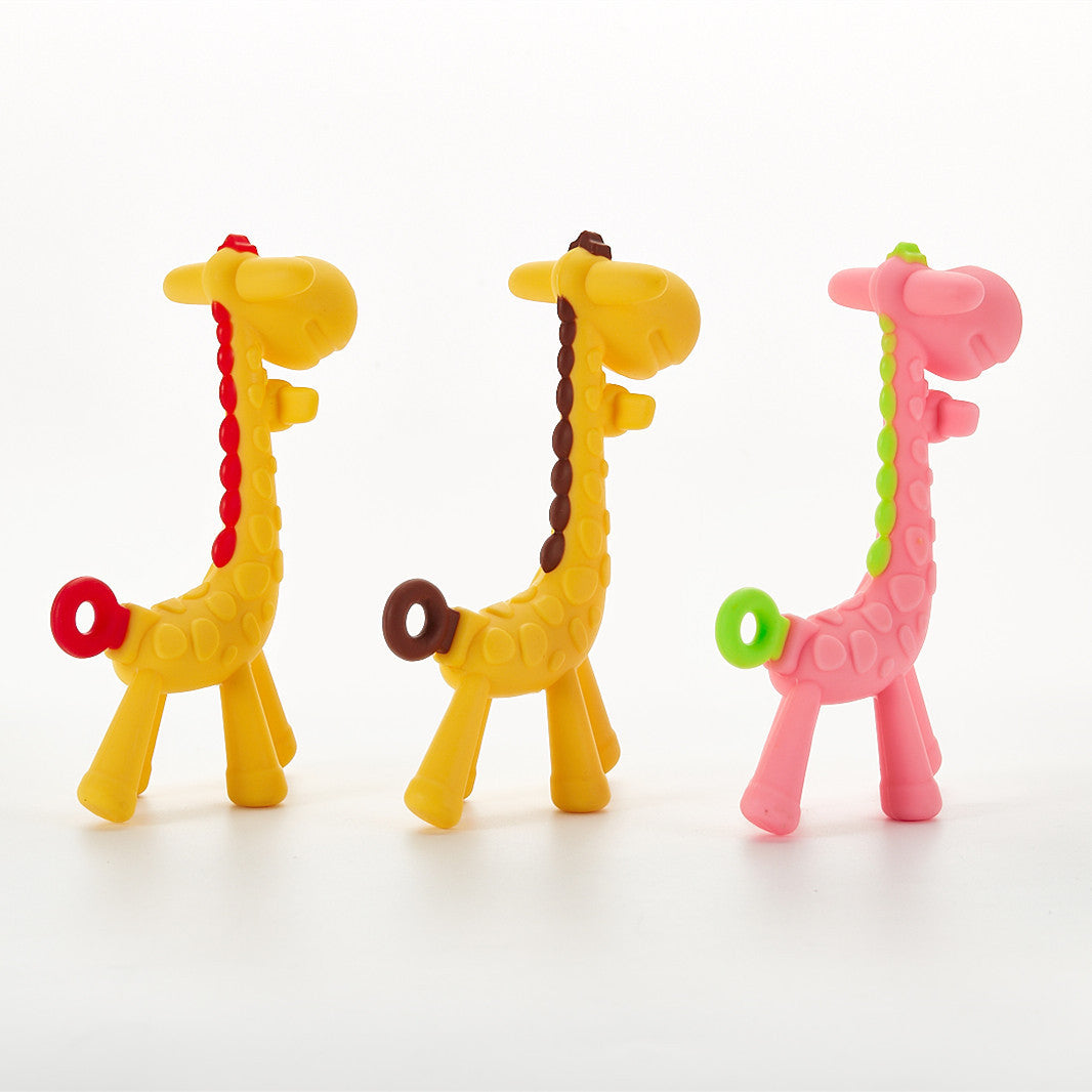Giraffe Toy for Baby Teether Molar Stick - Tiff's Treasures