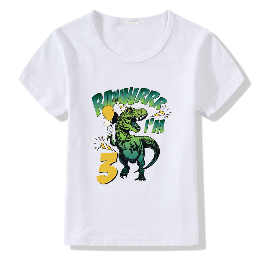 Children's T-shirt Numbers 1-9 Birthday T-shirt - Tiff's Treasures