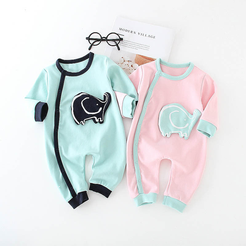 Baby one-piece romper cotton baby - Tiff's Treasures