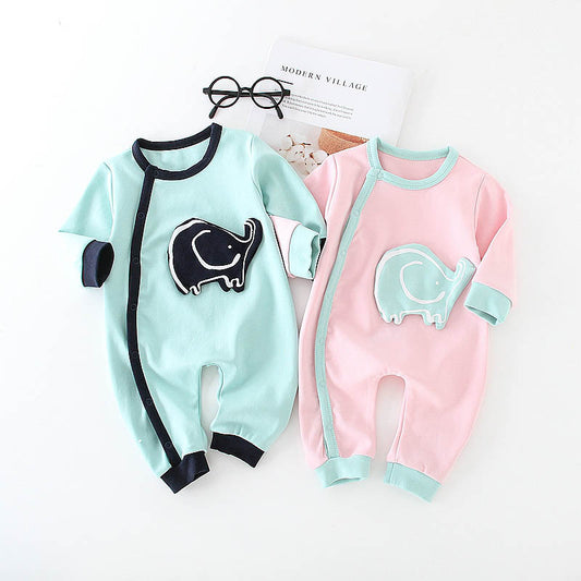 Baby one-piece romper cotton baby - Tiff's Treasures