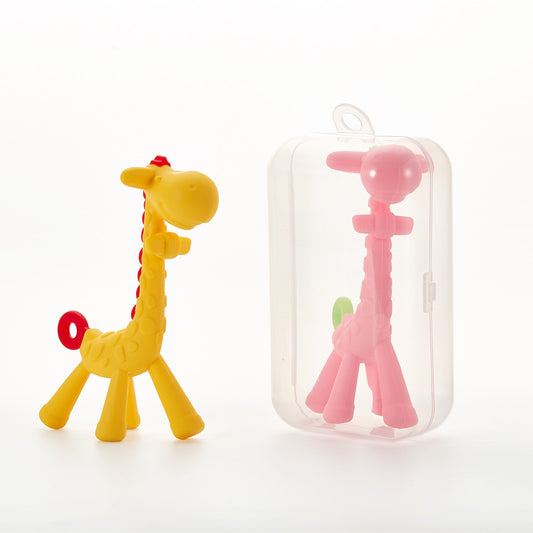 Giraffe Toy for Baby Teether Molar Stick - Tiff's Treasures