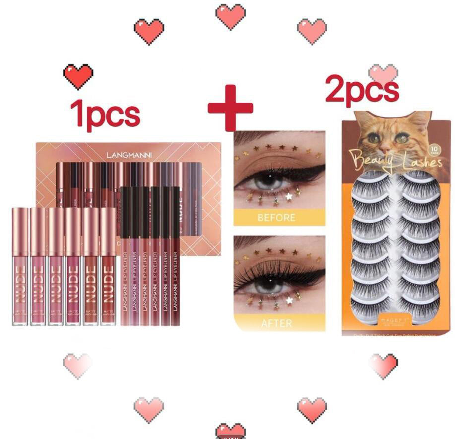 Lip Liner And Lipstick Makeup 12 Pcs Set 6 Matte Lipstick 6 Lip Liner Pens Waterproof Long Lasting Matte Lipstick Beauty Cosmetics Makeup Gift For Girls Lipstick Set - Tiff's Treasures
