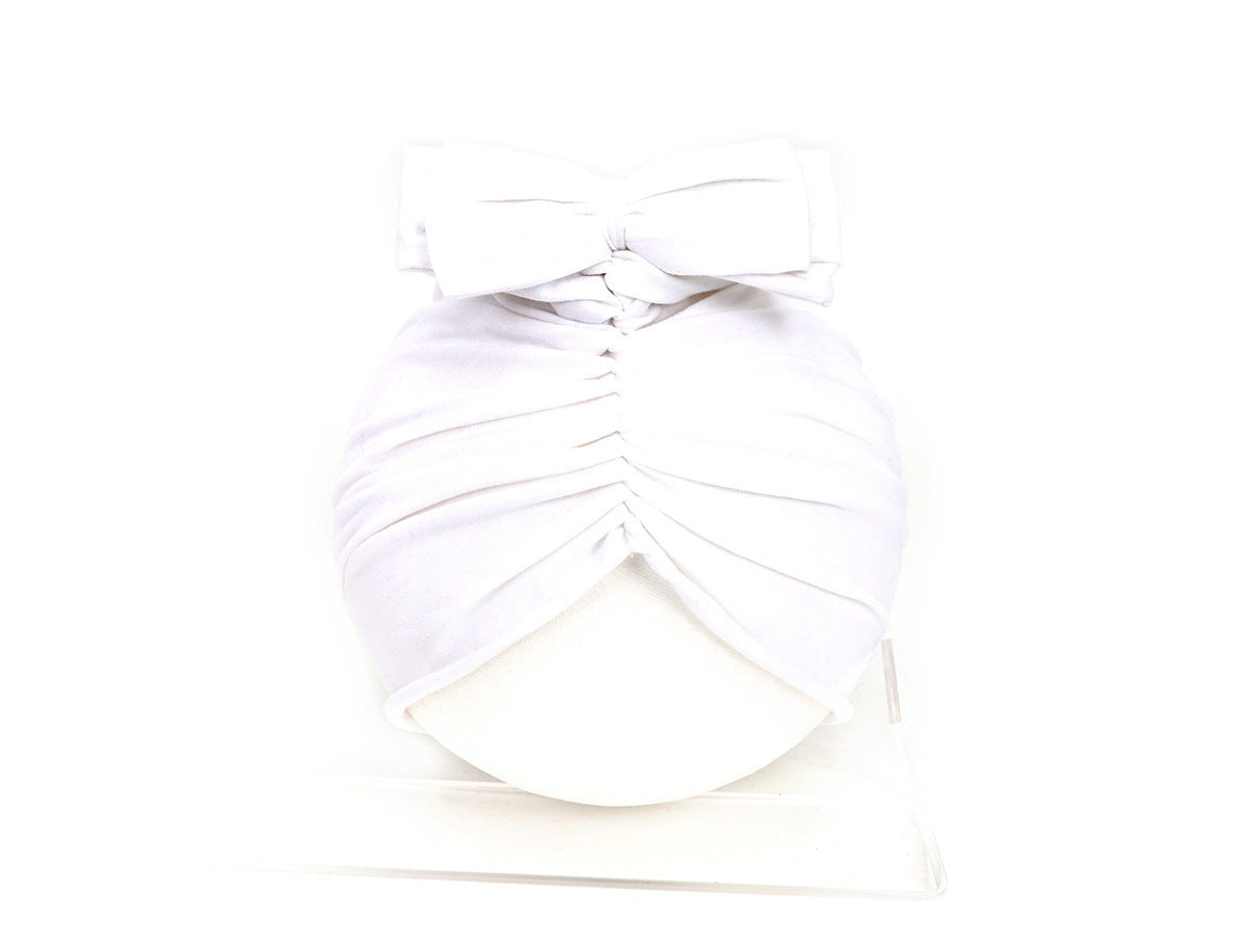 Cute Baby Hat Newborn Soft Baby Girl Hat Turban Infant Toddler Baby Cap Bonnet Headwraps - Tiff's Treasures