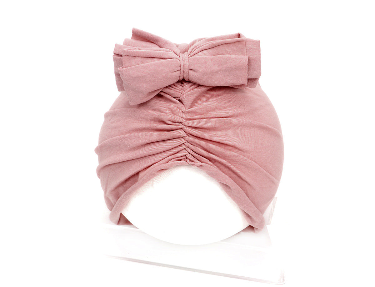 Cute Baby Hat Newborn Soft Baby Girl Hat Turban Infant Toddler Baby Cap Bonnet Headwraps - Tiff's Treasures