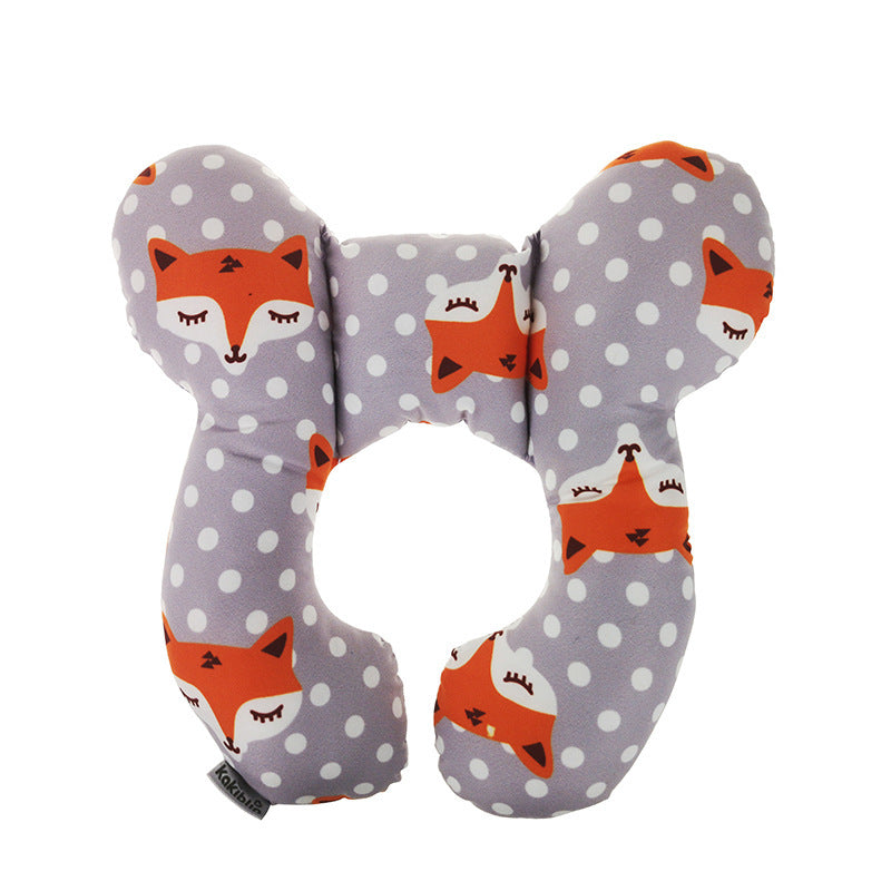 Infant Pillow  Baby Bed  U-Shaped Safety Seat  Neck Guard  Fixed Stereotyped Stroller Pillow - Tiff's Treasures