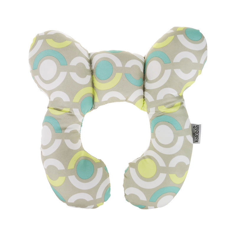 Infant Pillow  Baby Bed  U-Shaped Safety Seat  Neck Guard  Fixed Stereotyped Stroller Pillow - Tiff's Treasures