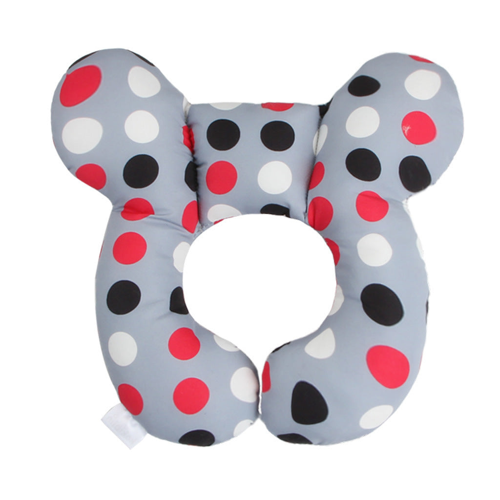 Infant Pillow  Baby Bed  U-Shaped Safety Seat  Neck Guard  Fixed Stereotyped Stroller Pillow - Tiff's Treasures