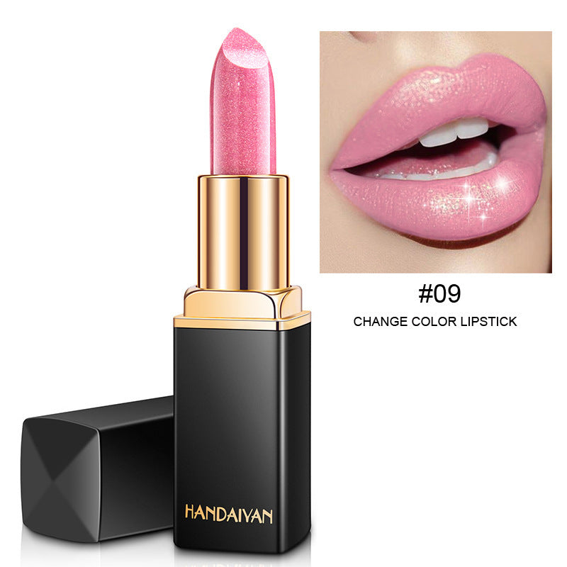Shiny Metallic Lipstick Pearlescent Color Temperature Change Lipstick Gilt Lipstick - Tiff's Treasures