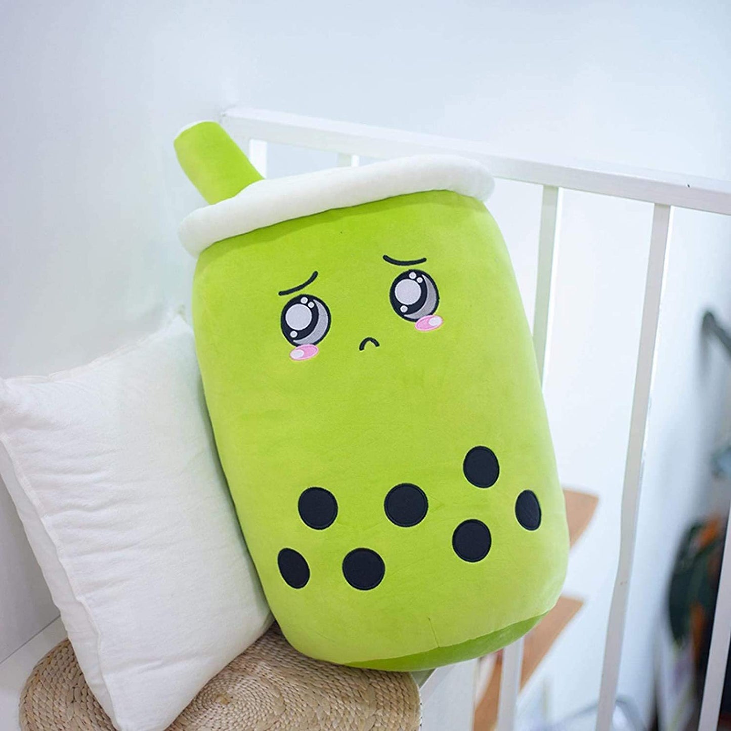 Cute Fruit Drink Plush Stuffed Soft Strawberry Milk Tea Plush Boba Tea Cup Toy Bubble Tea Pillow Cushion Kids Gift - Tiff's Treasures