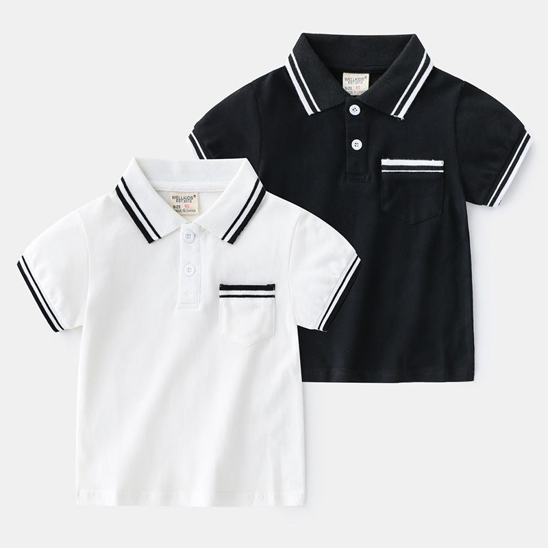 Boys' T-Shirt Summer Polo Shirt - Tiff's Treasures