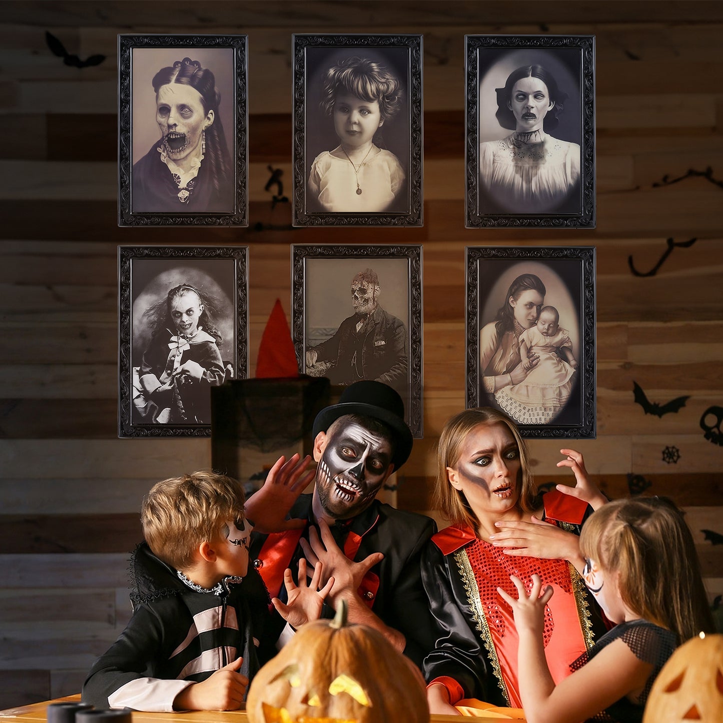 Halloween Decoration 3D Haunted Face Frame - Tiff's Treasures