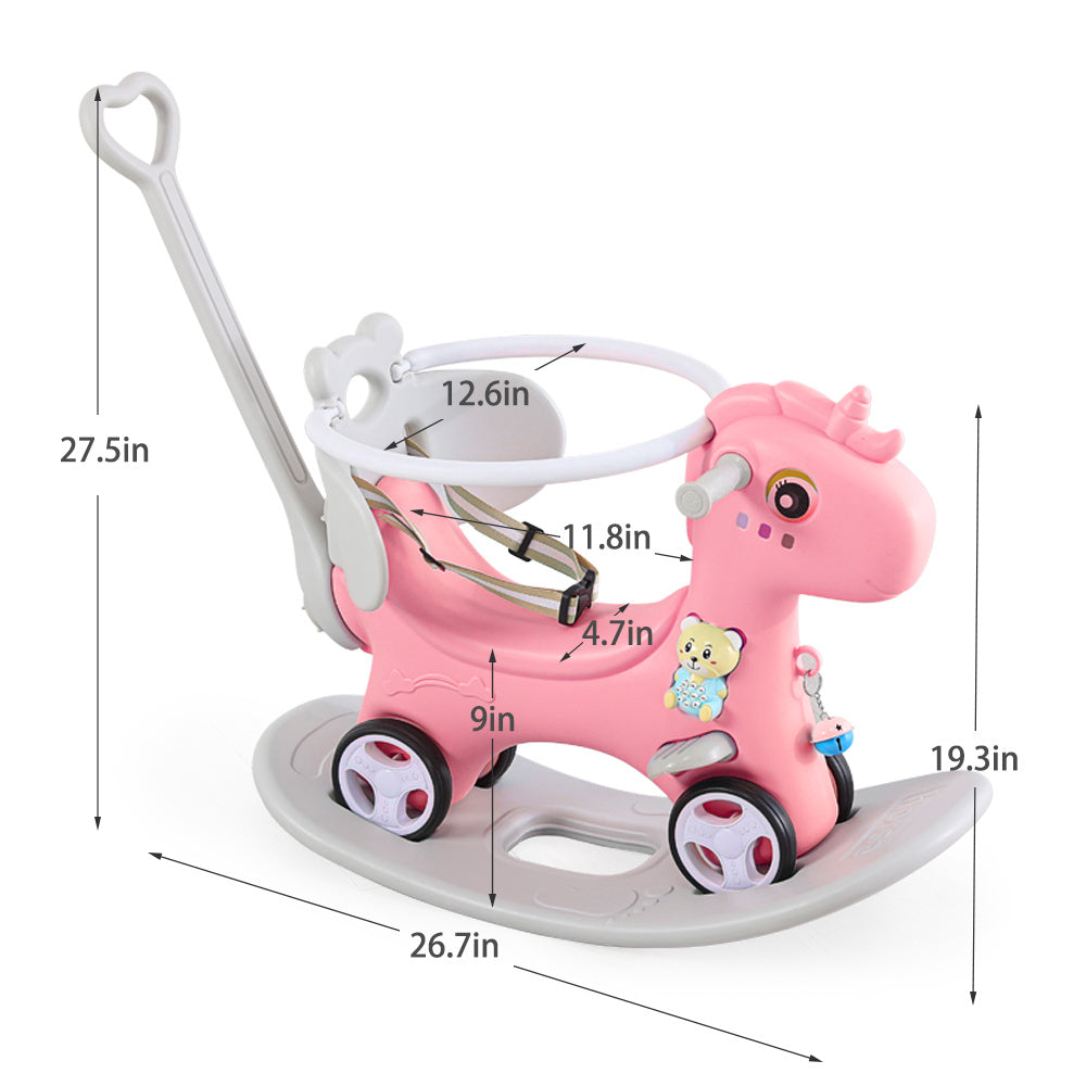 Rocking Horses For Toddlers, Balance Bike Riding Toys - Tiff's Treasures