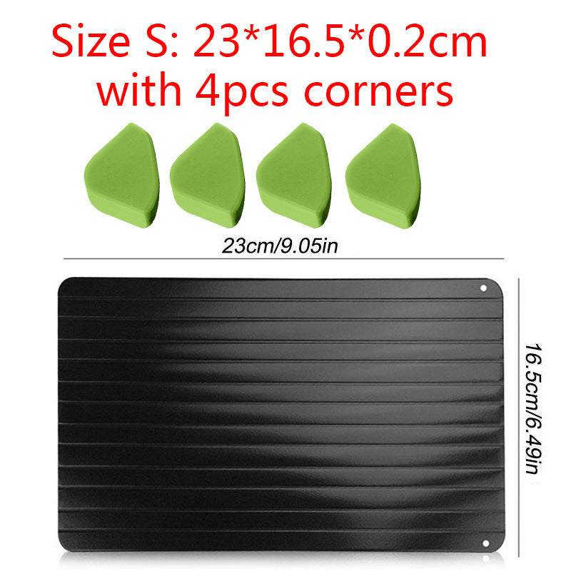 Fast Defrosting Tray Thaw  Kitchen Quick Aluminum Thaw Plate - Tiff's Treasures