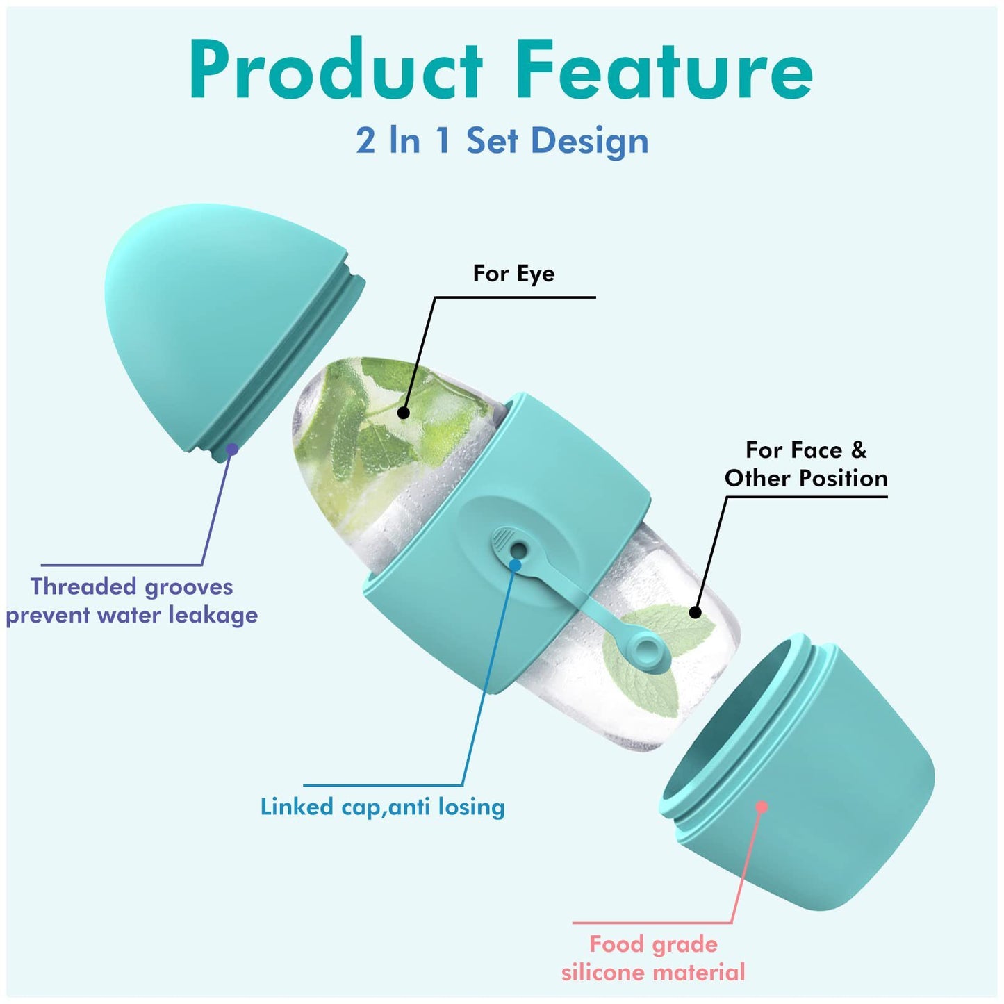 Silicone Ice Facial Roller - Tiff's Treasures
