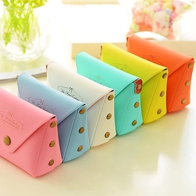 Cute Candy Color Key Case Macaron Coin Purse - Tiff's Treasures